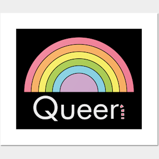 Gay lgbtq trans queer queen pride Parade rainbow gift Posters and Art